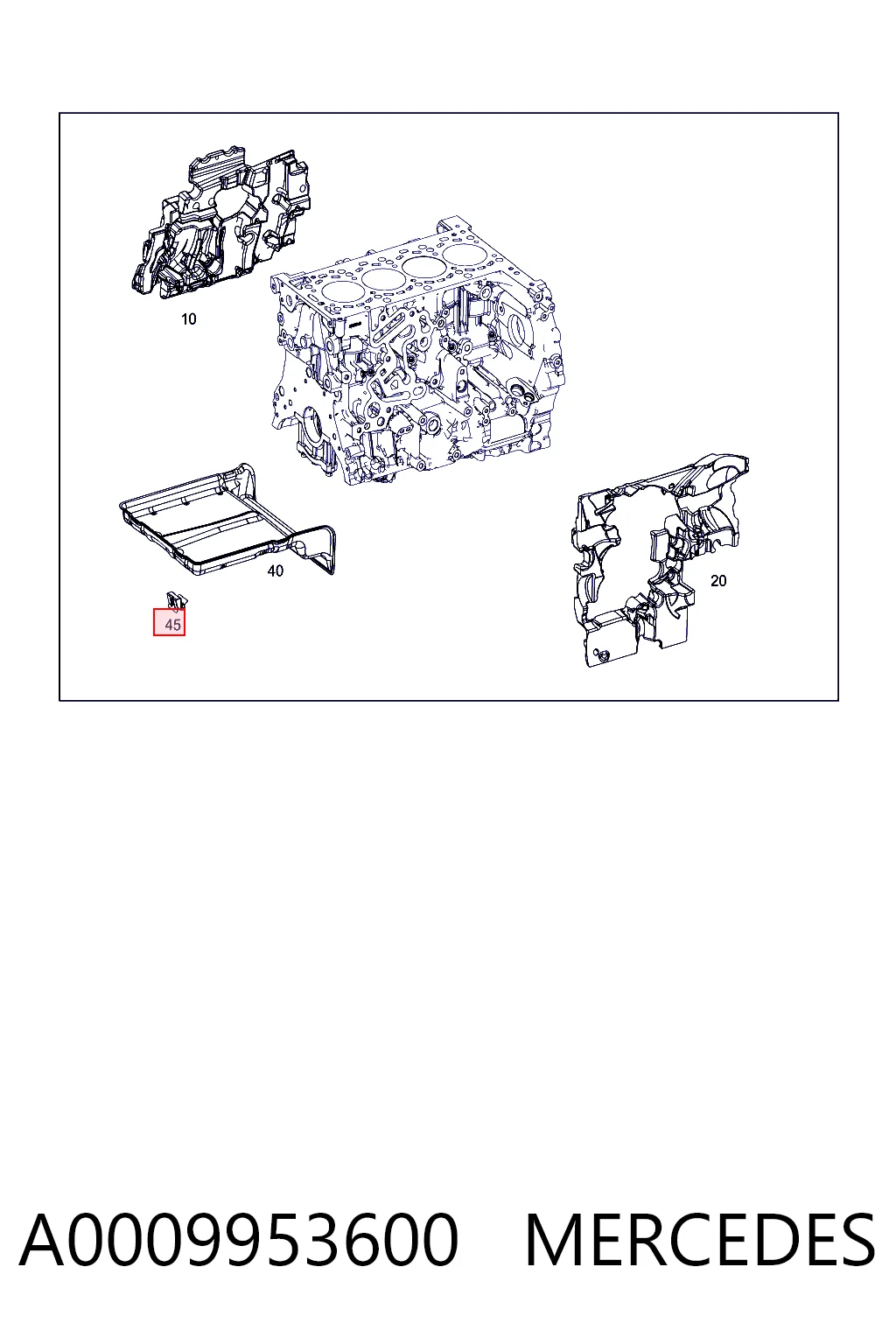 A0009953600 Mercedes