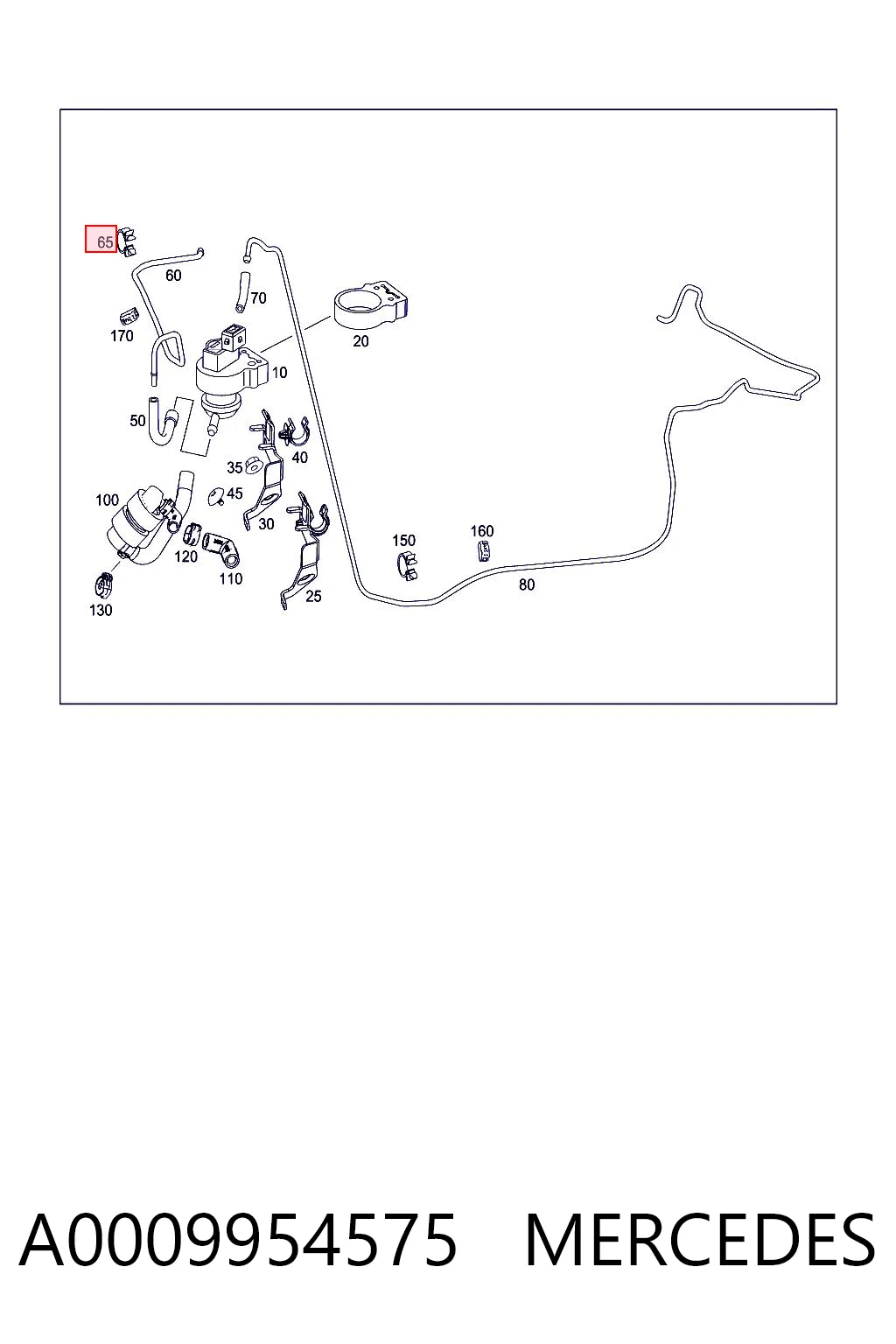 A0009954575 Mercedes