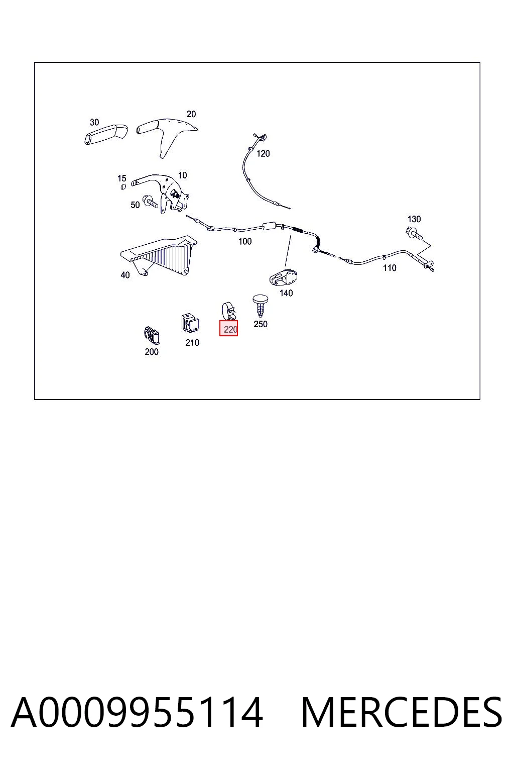 A0009955114 Mercedes
