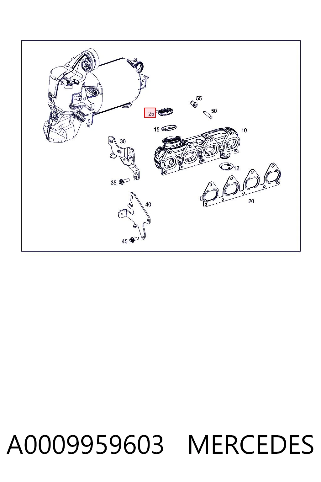 A0009959603 Mercedes