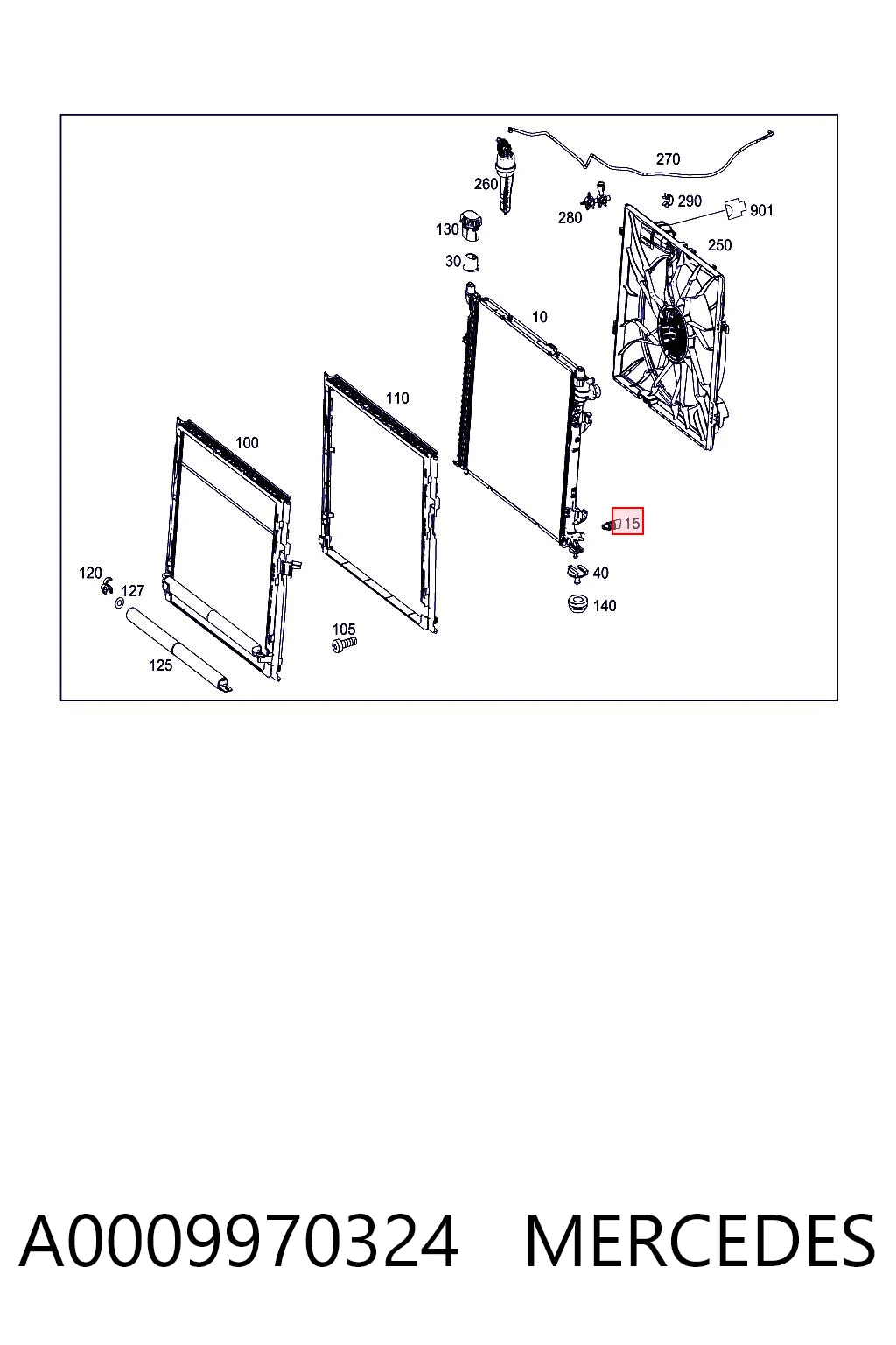 A0009970324 Mercedes