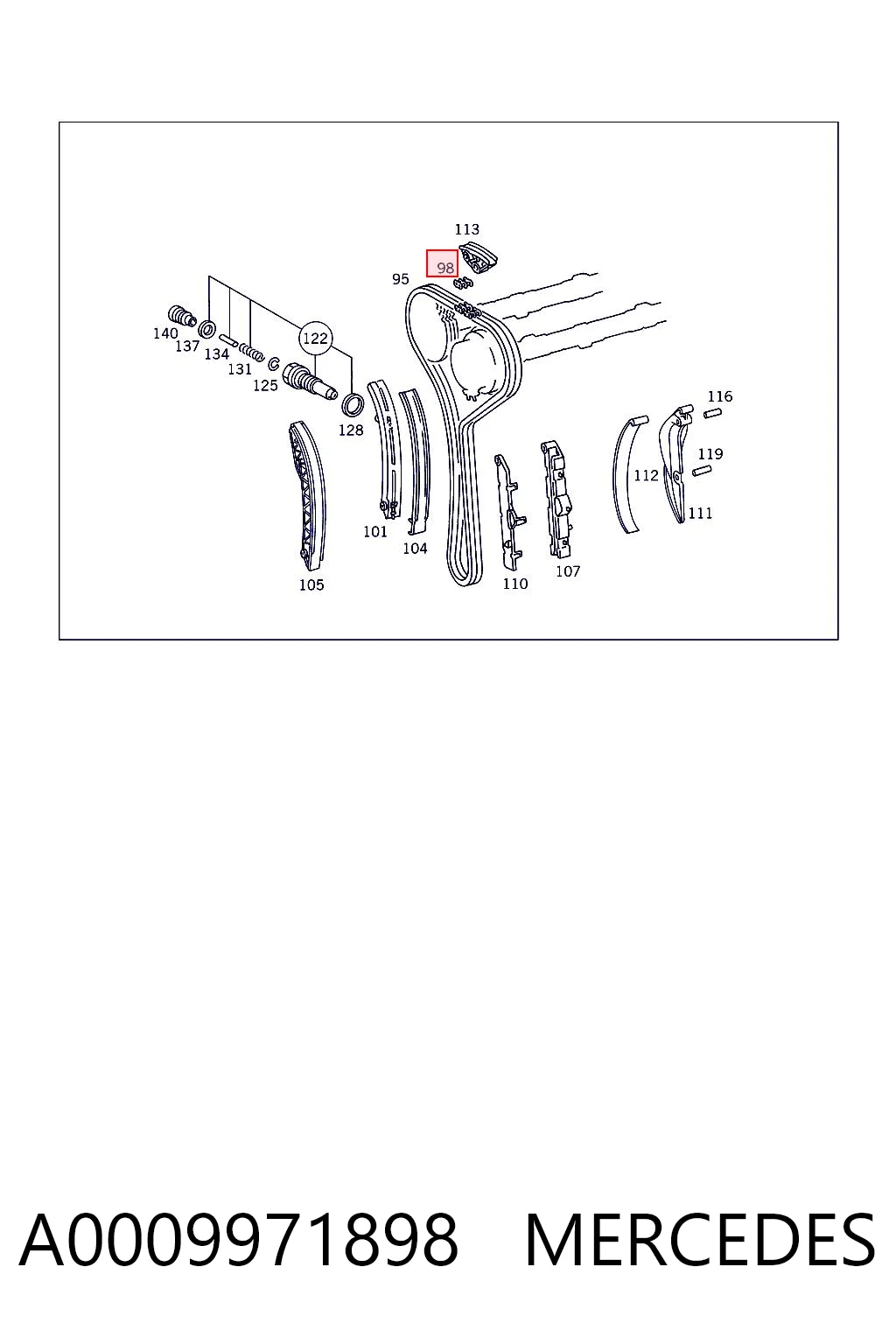 A0009971898 Mercedes