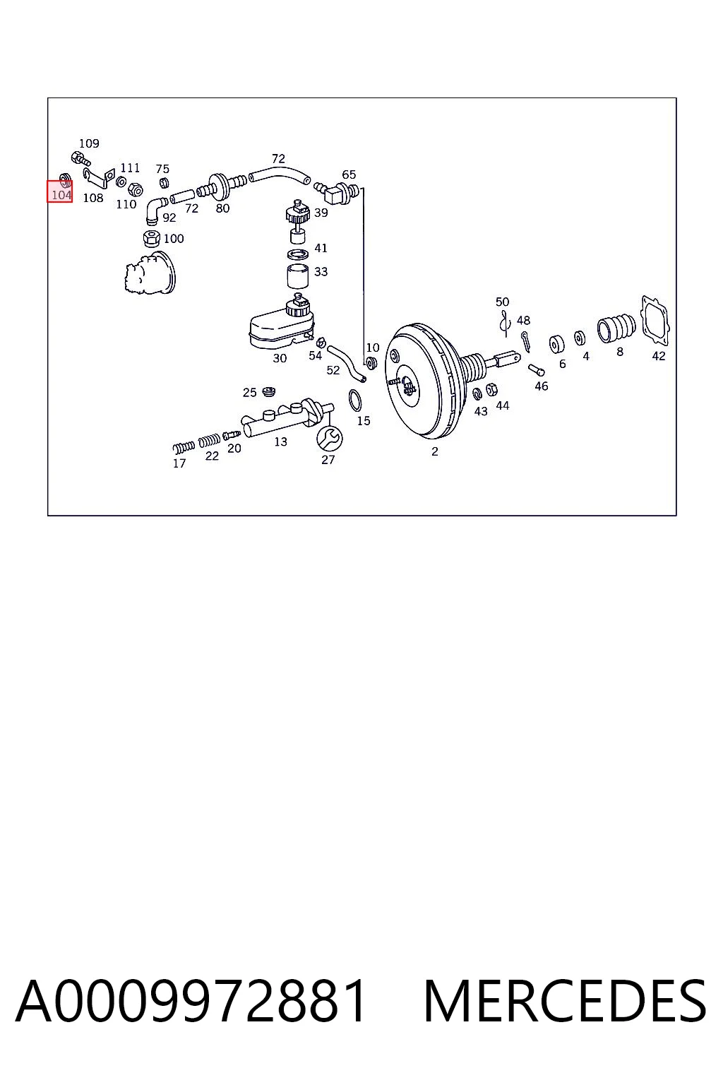 A0009972881 Mercedes