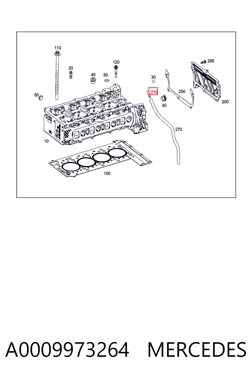 A0009973264 Mercedes