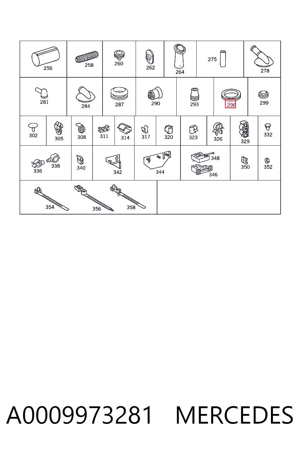 A0009973281 Mercedes