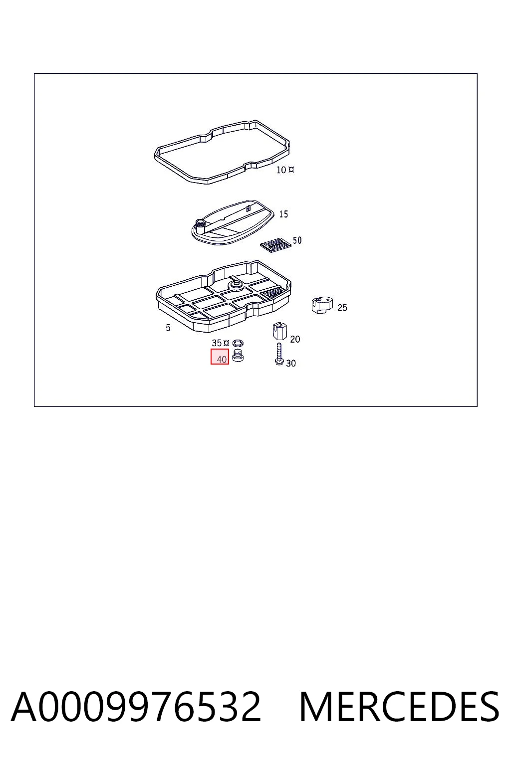 A0009976532 Mercedes