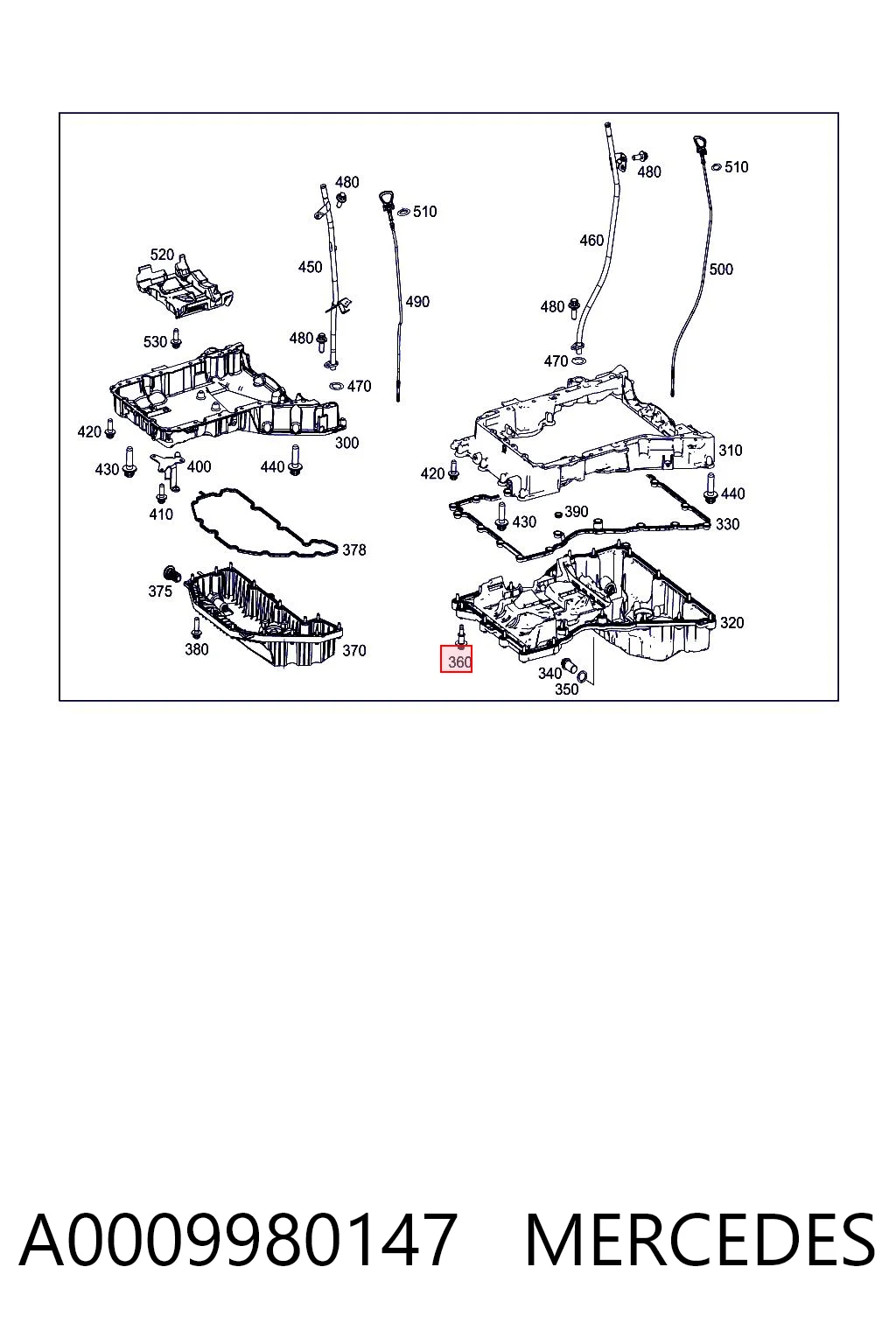 A0009980147 Mercedes