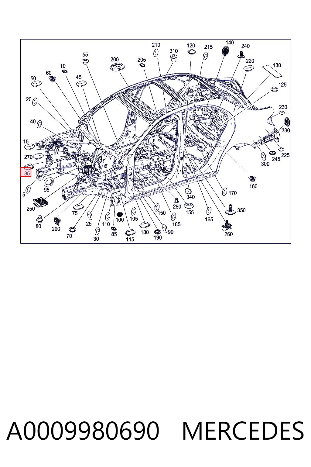 A0009980690 Mercedes