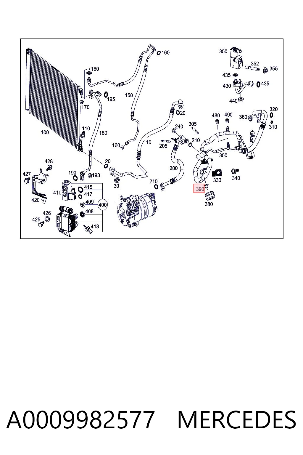 A0009982577 Mercedes