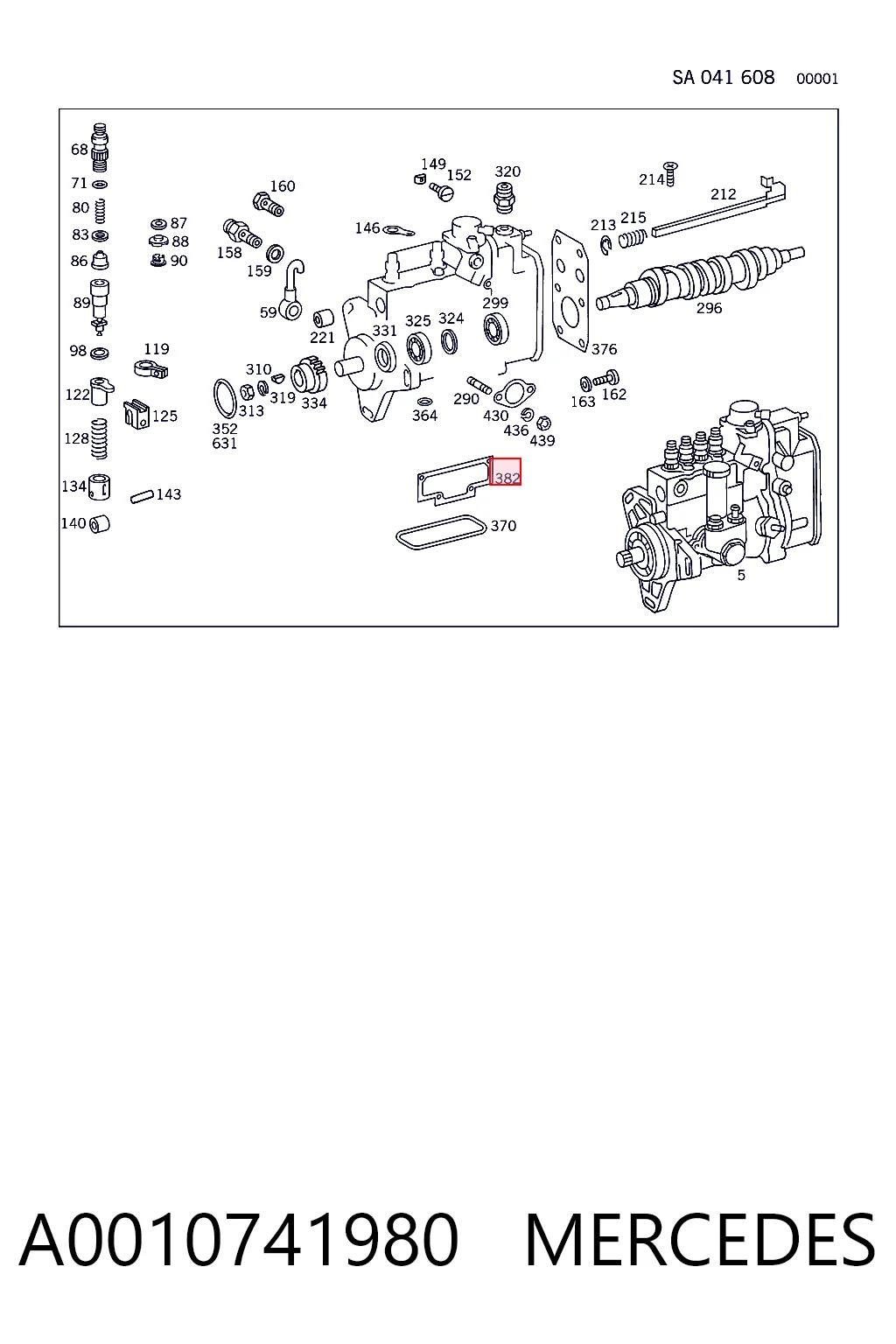 A0010741980 Mercedes