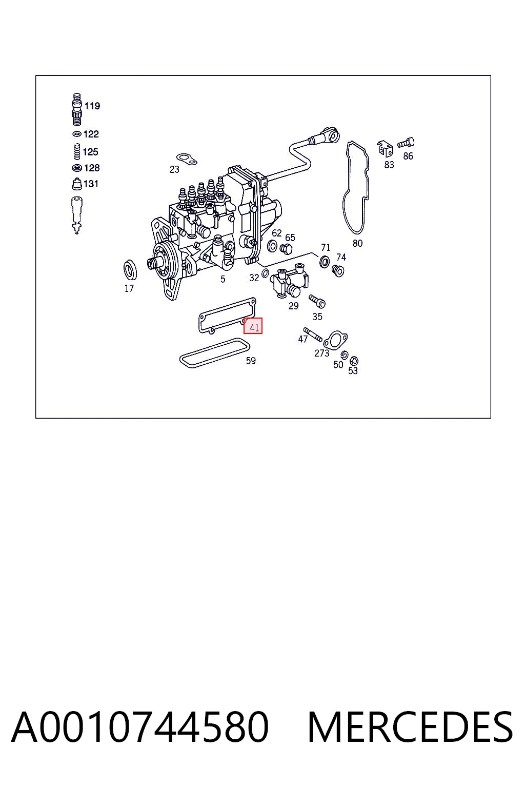 A0010744580 Mercedes