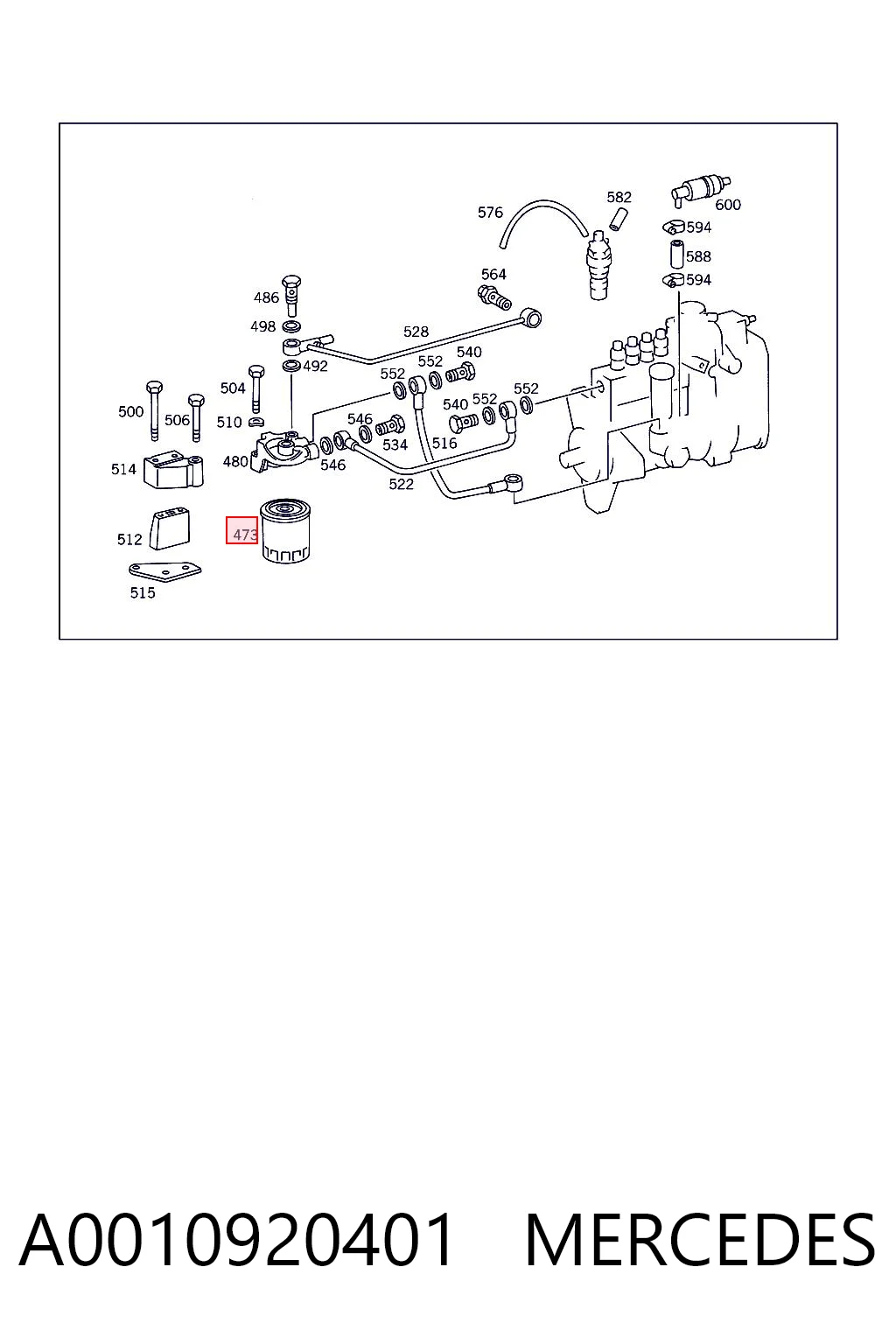A0010920401 Mercedes