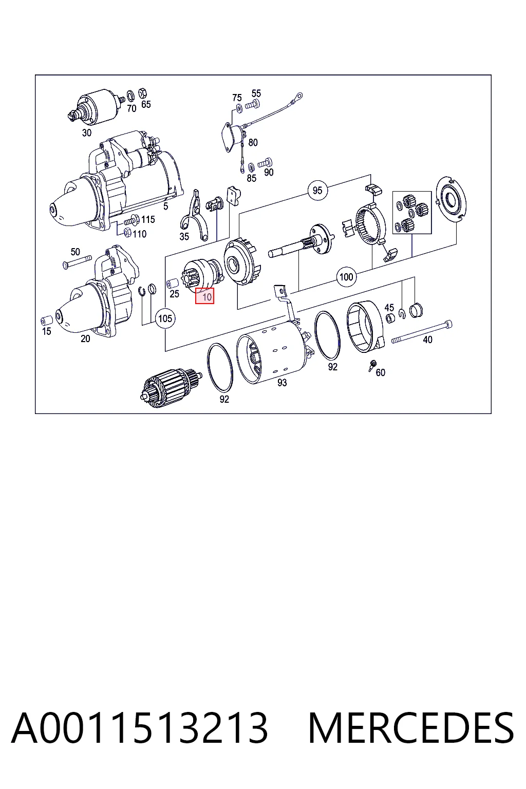 A0011513213 Mercedes
