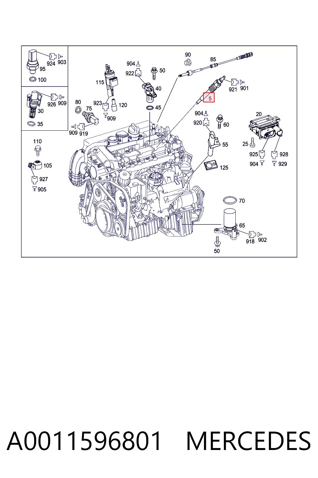 A0011596801 Mercedes