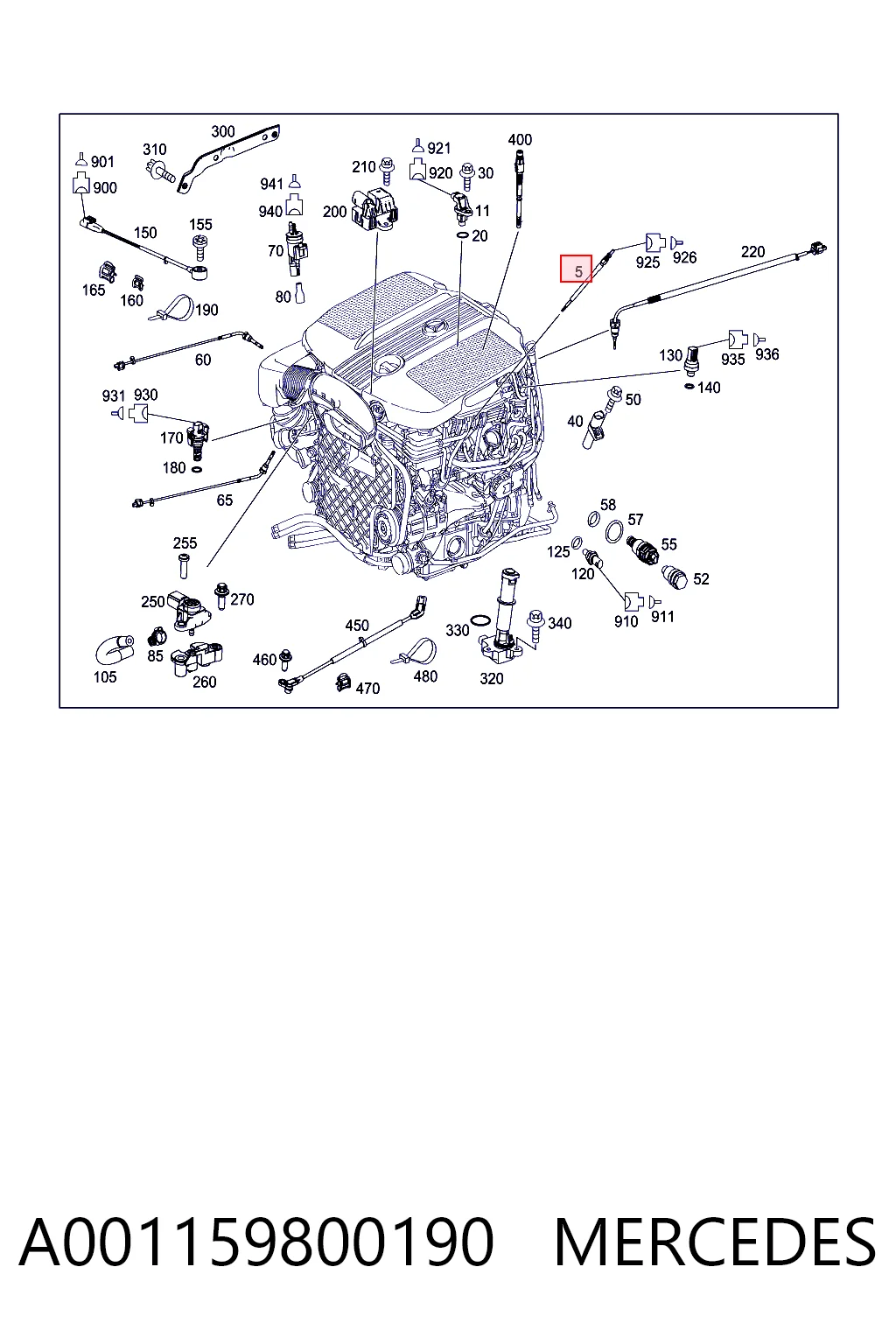 A001159800190 Mercedes