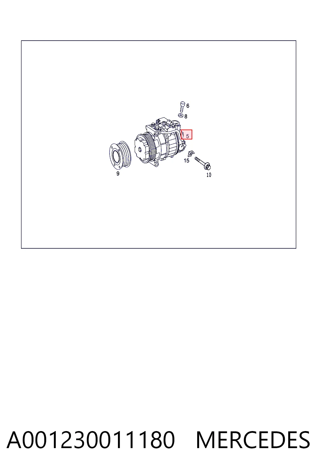 A001230011180 Mercedes