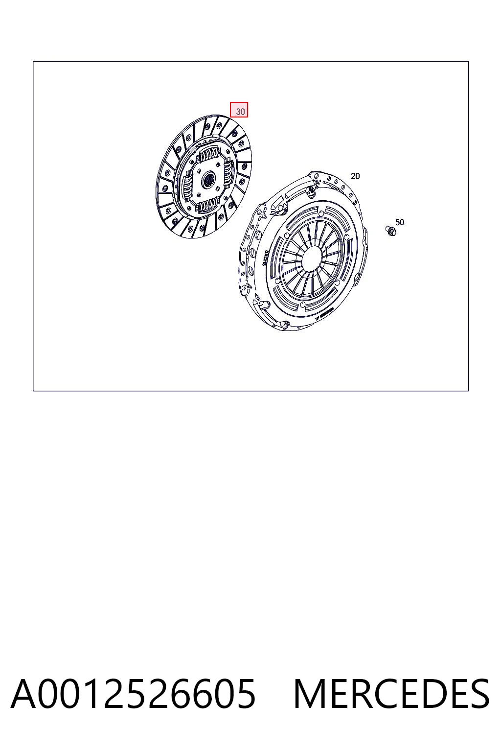 Disco de embraiagem para Smart FORTWO  451