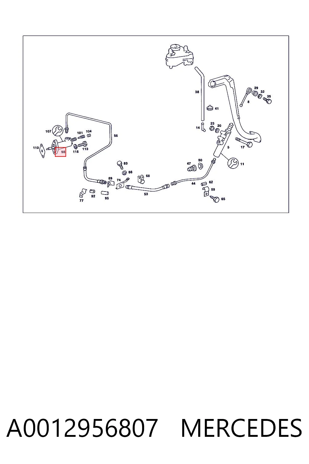 A0012956807 Mercedes