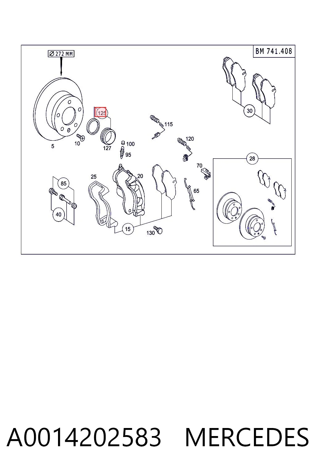 A0014202583 Mercedes
