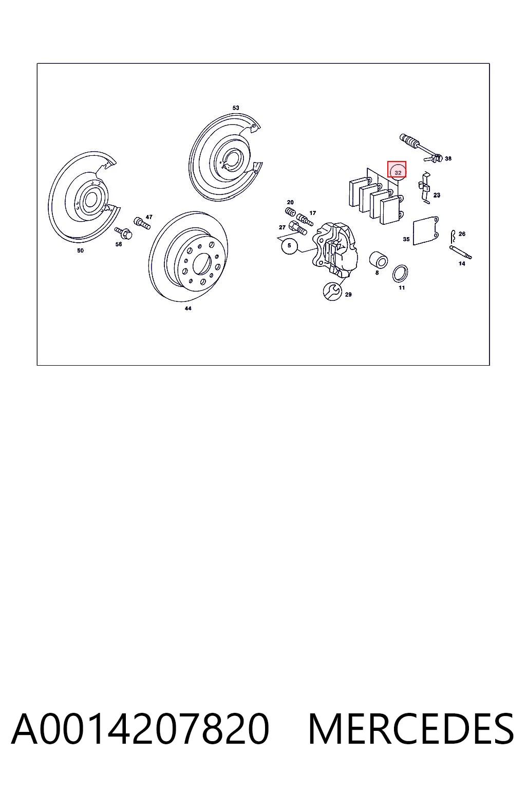 A0014207820 Mercedes