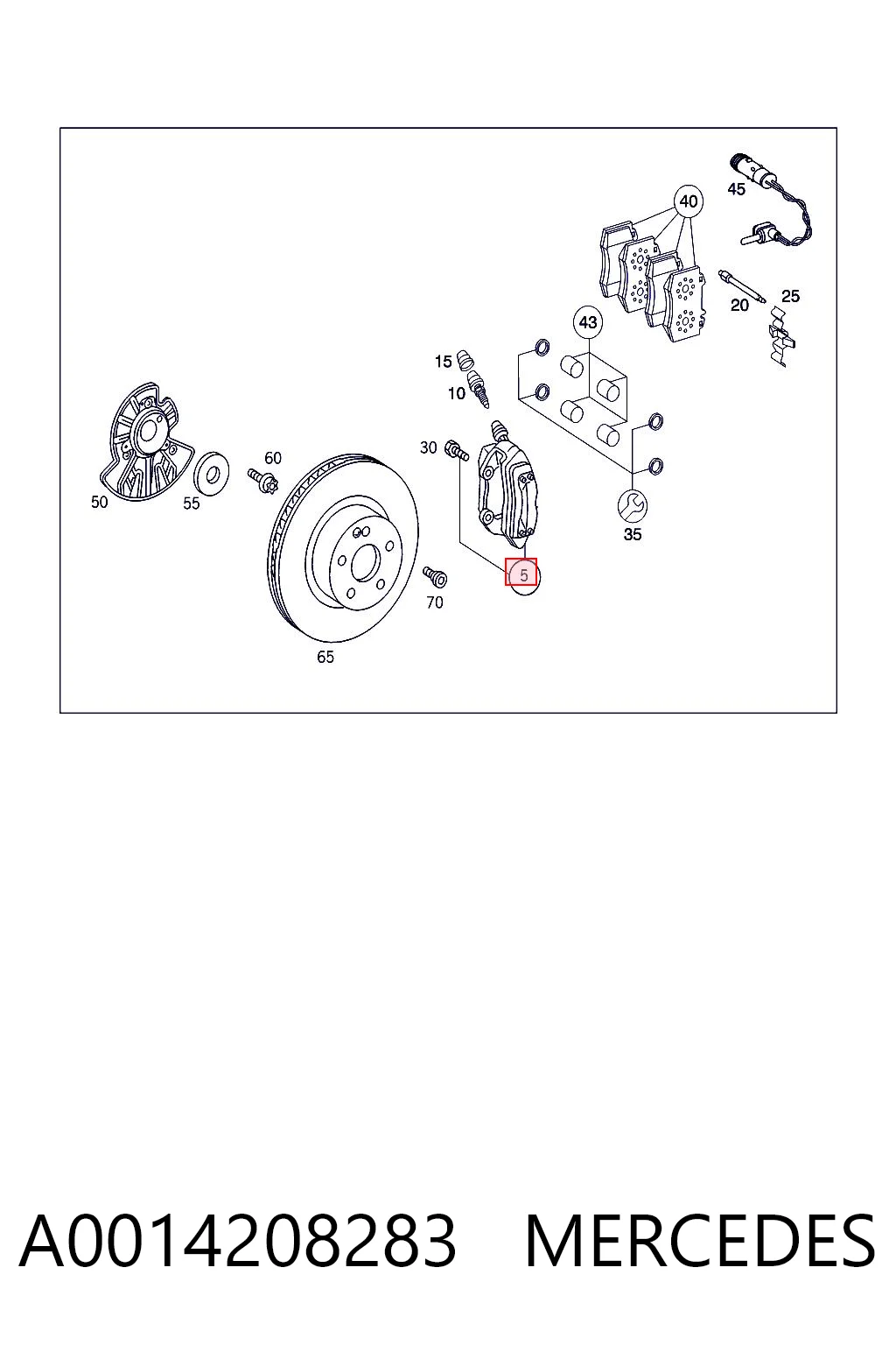 A0014208283 Mercedes