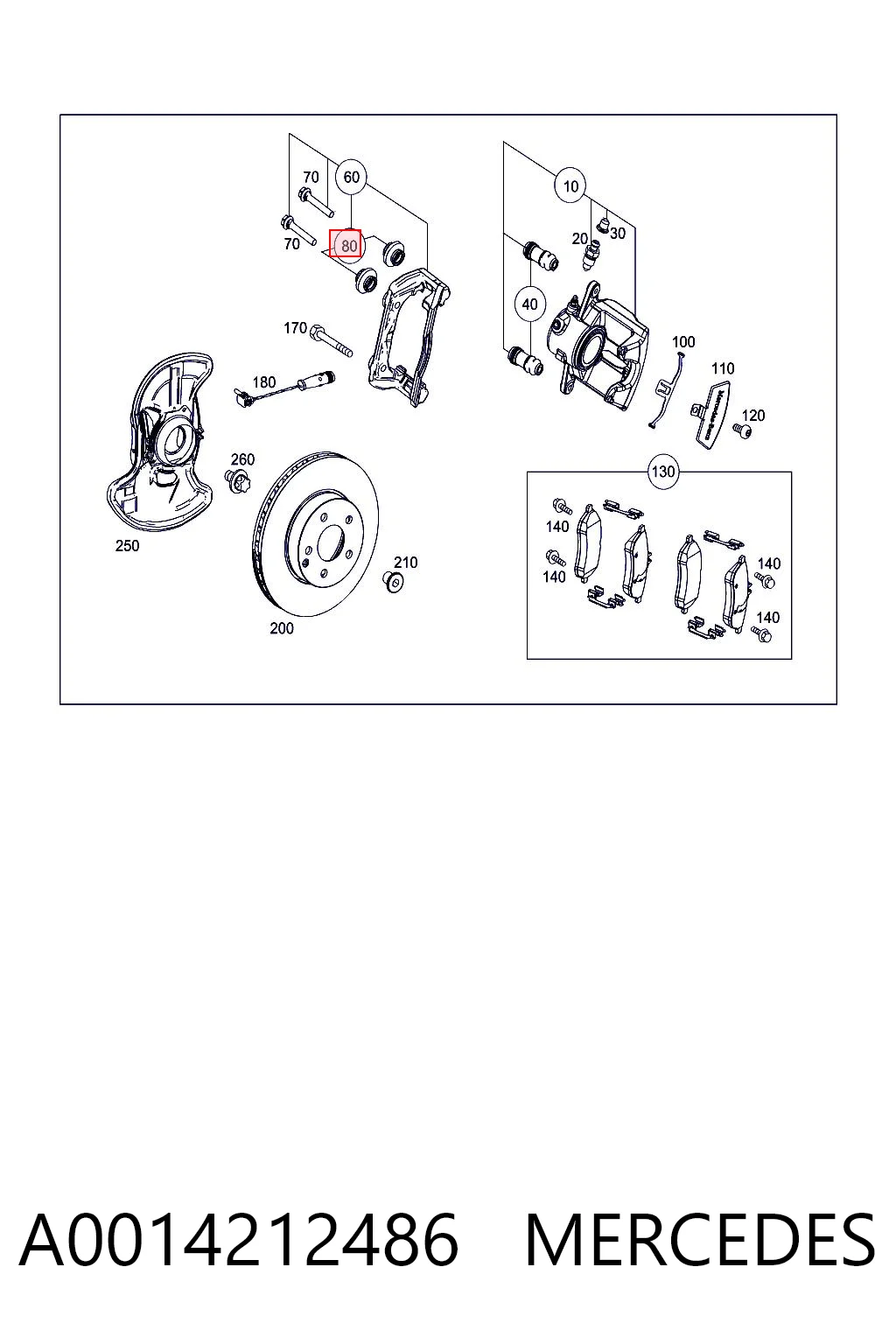 A0014212486 Mercedes
