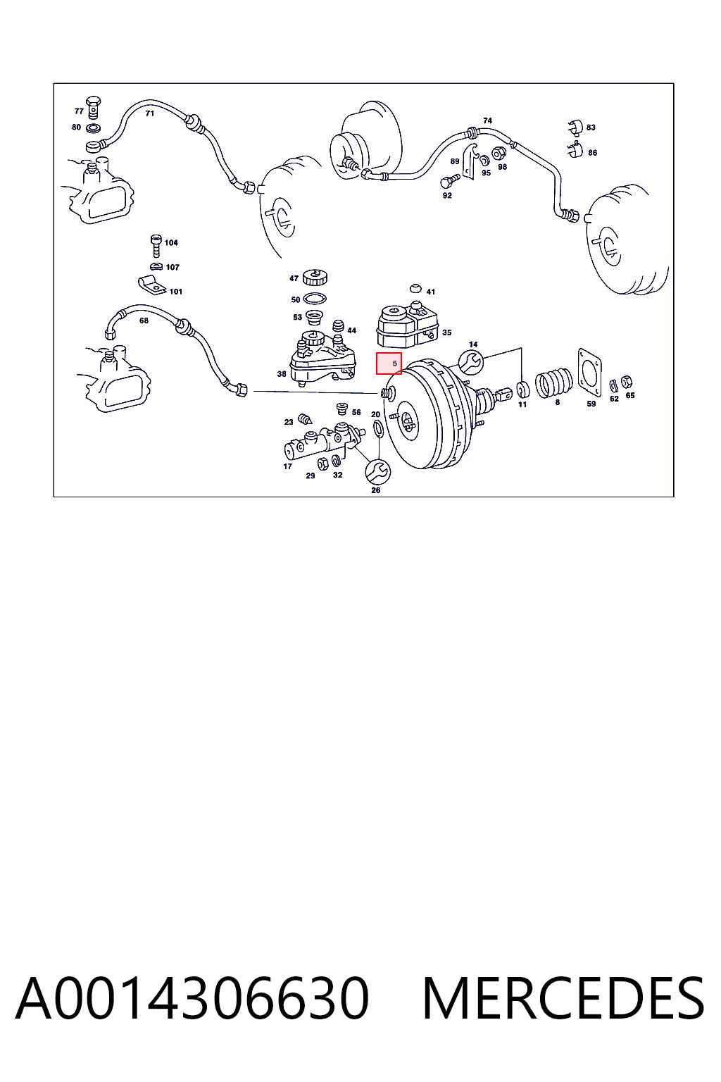A0014306630 Mercedes