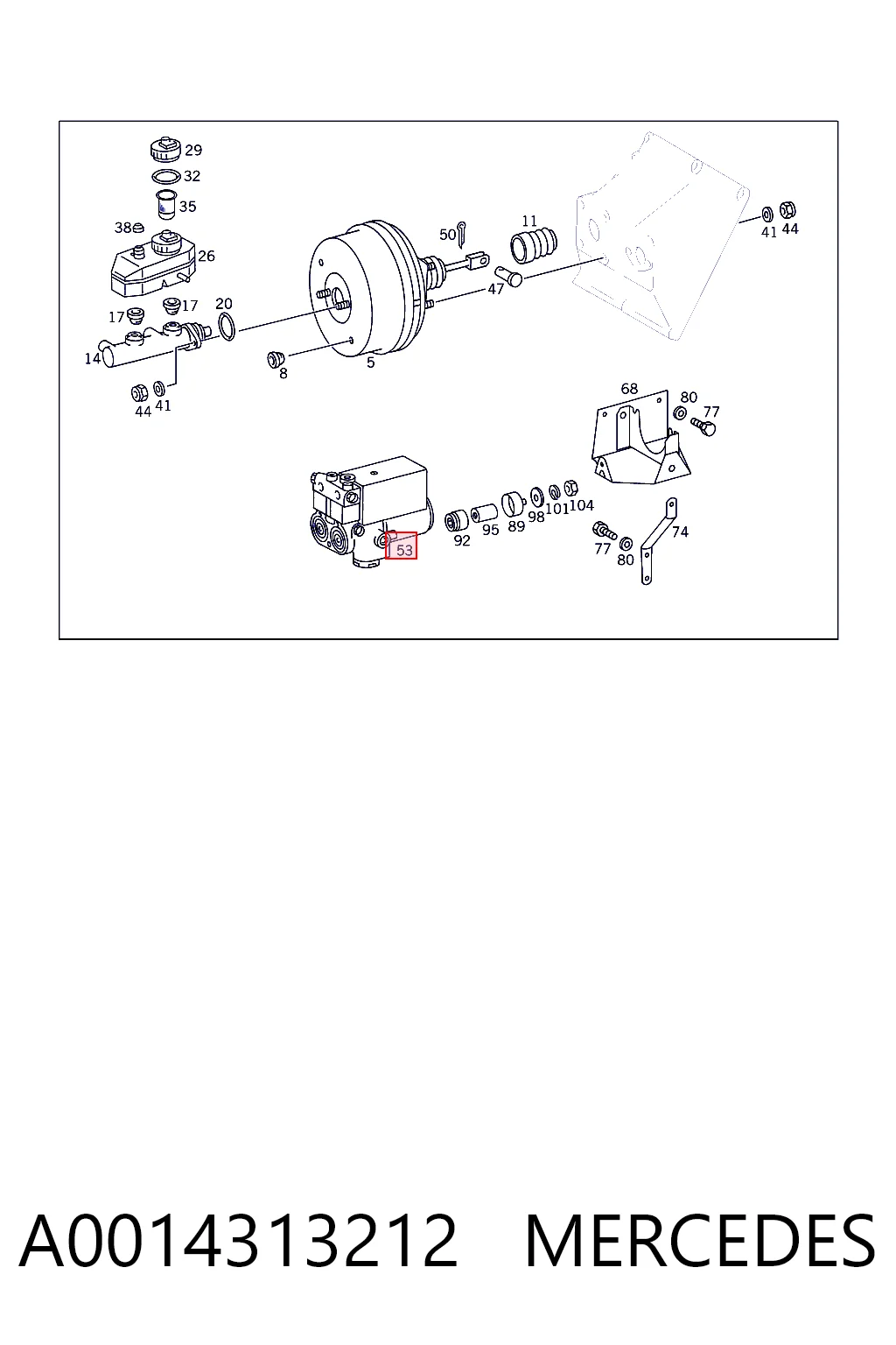 A0014313212 Mercedes