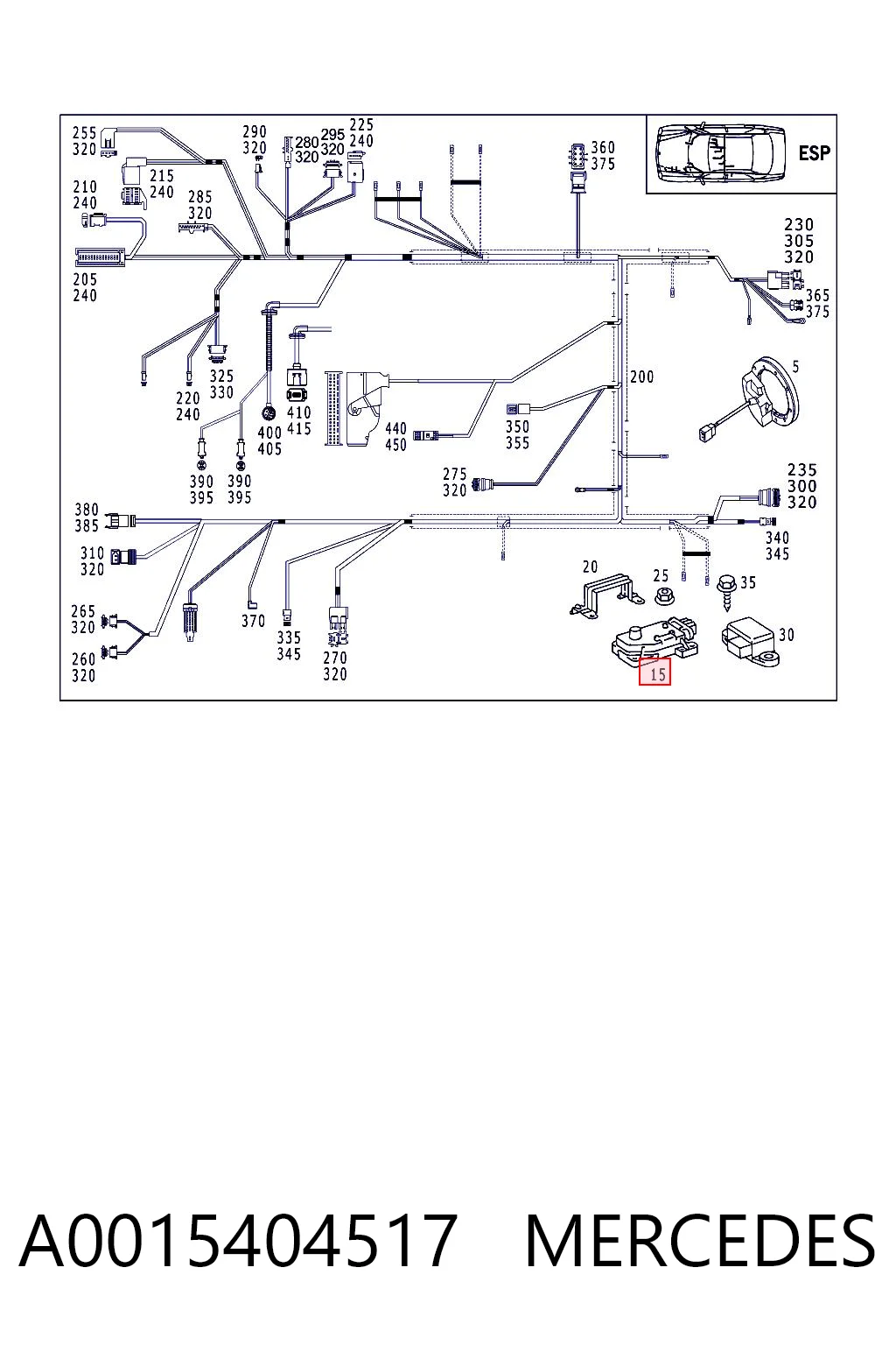 A0015404517 Mercedes