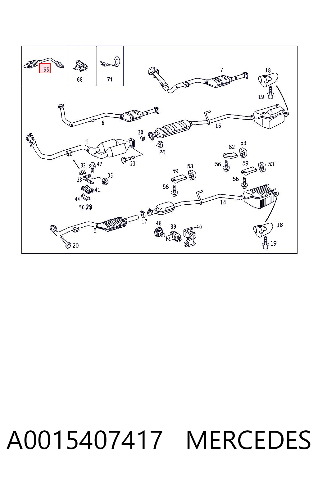 A0015407417 Mercedes