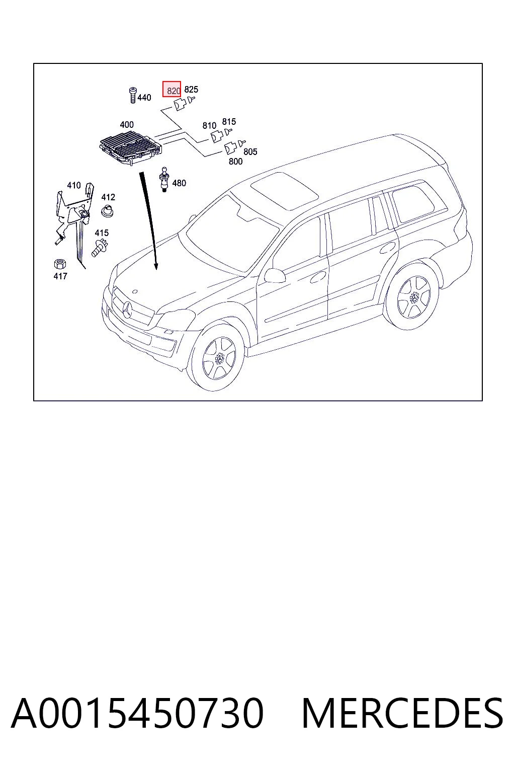 A0015450730 Mercedes