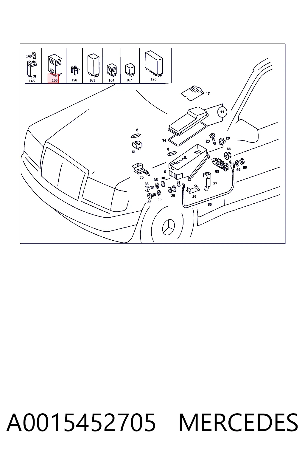 A0015452705 Mercedes