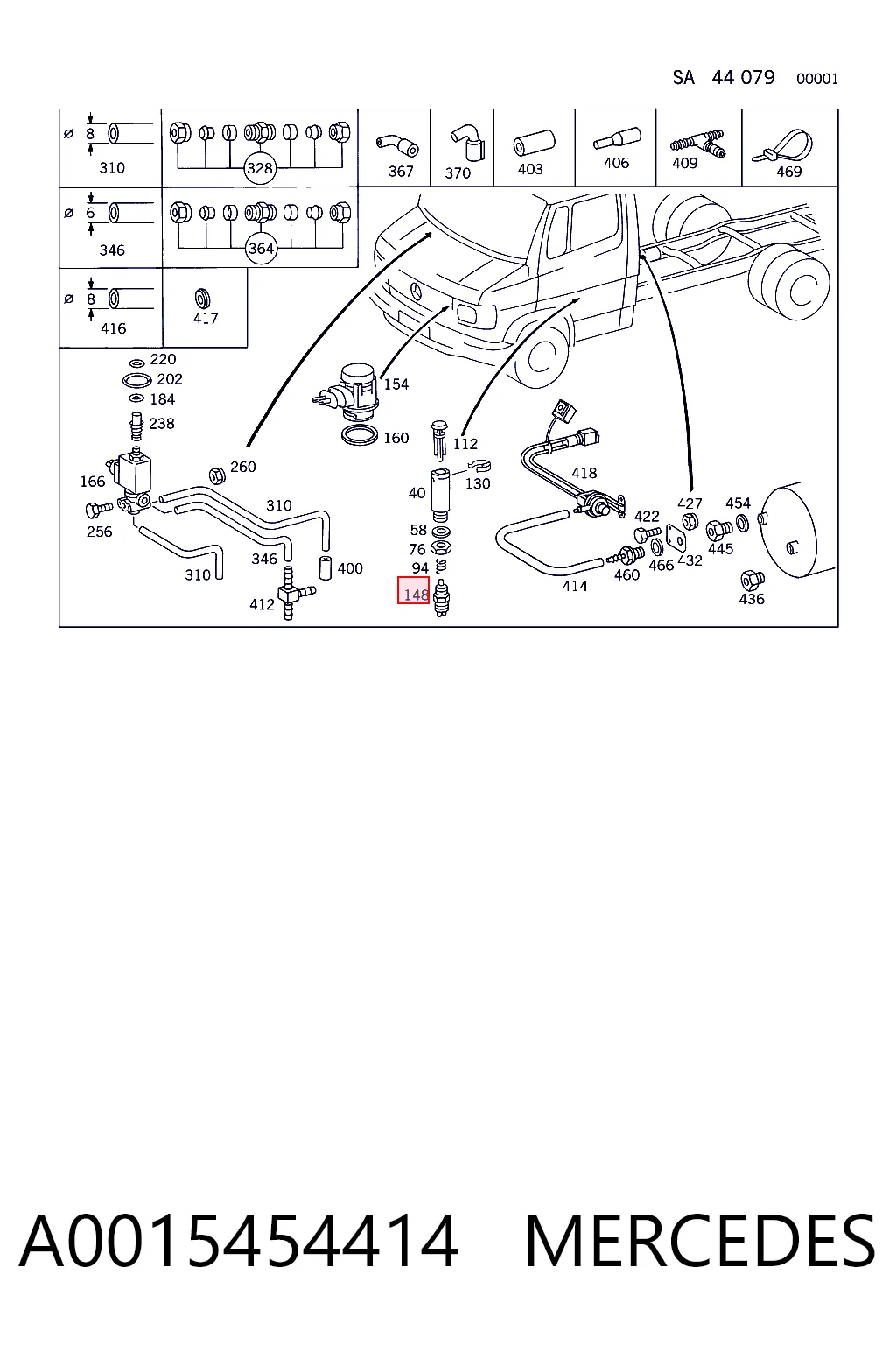 A0015454414 Mercedes