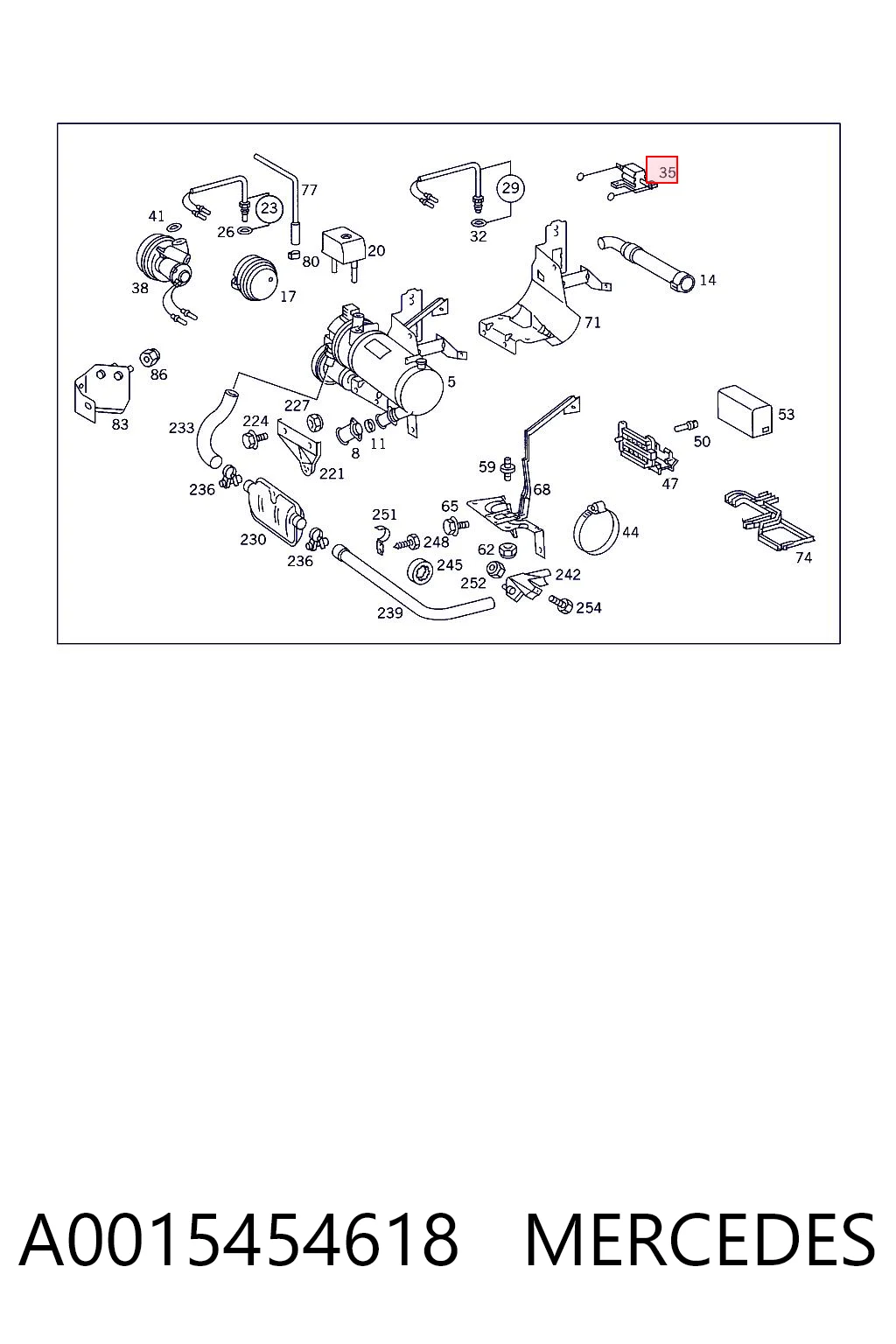 A0015454618 Mercedes