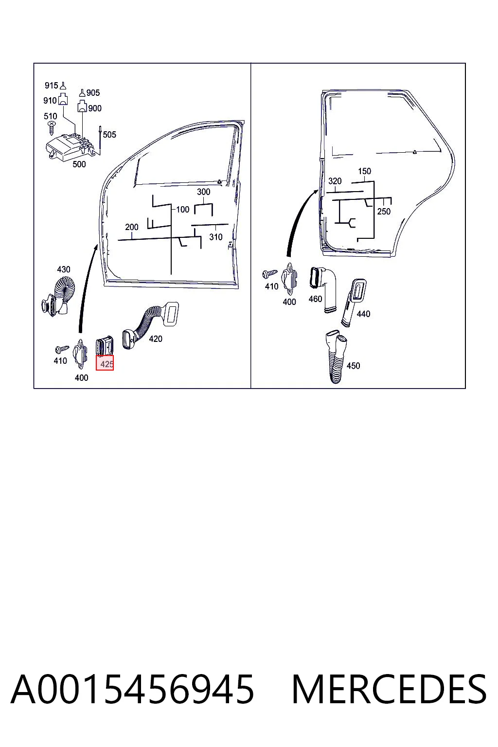 A0015456945 Mercedes