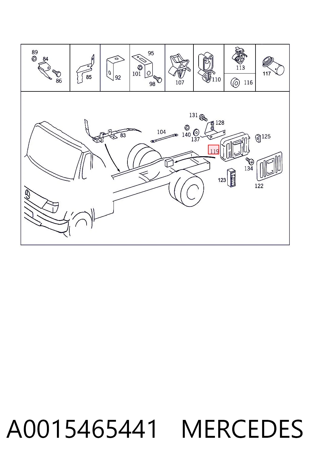 A0015465441 Mercedes