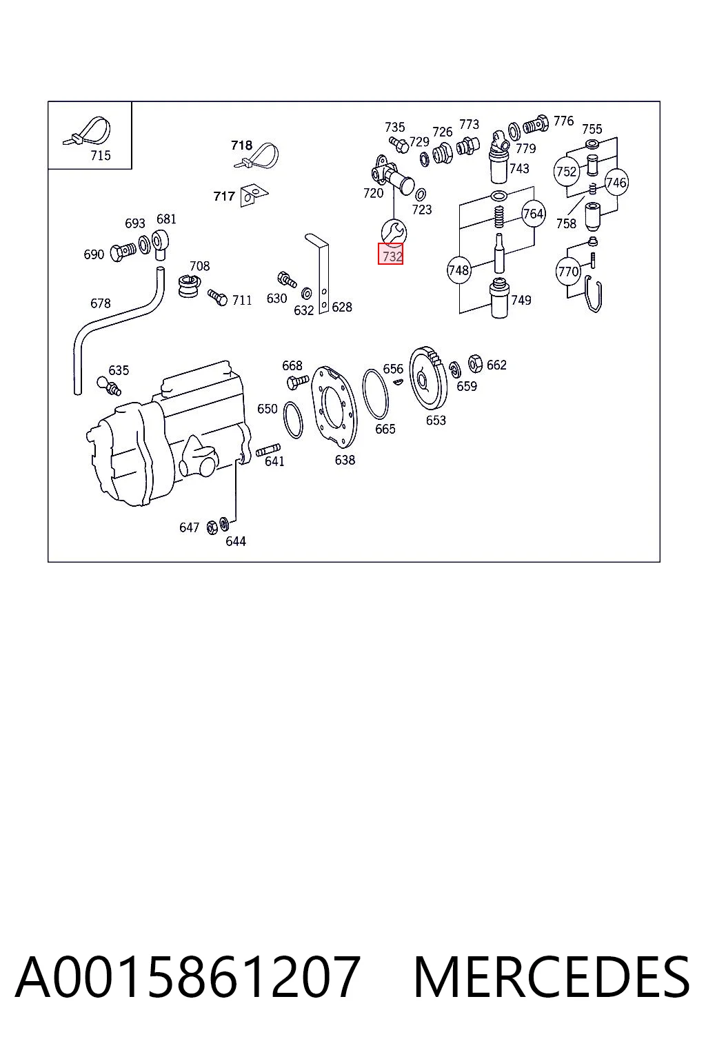 A0015861207 Mercedes