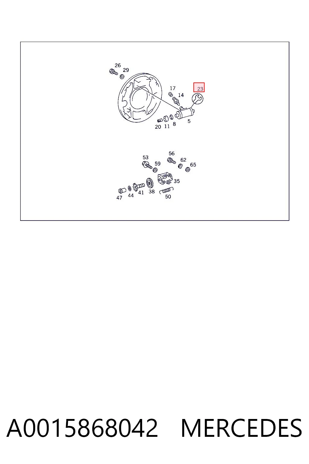 A0015868042 Mercedes