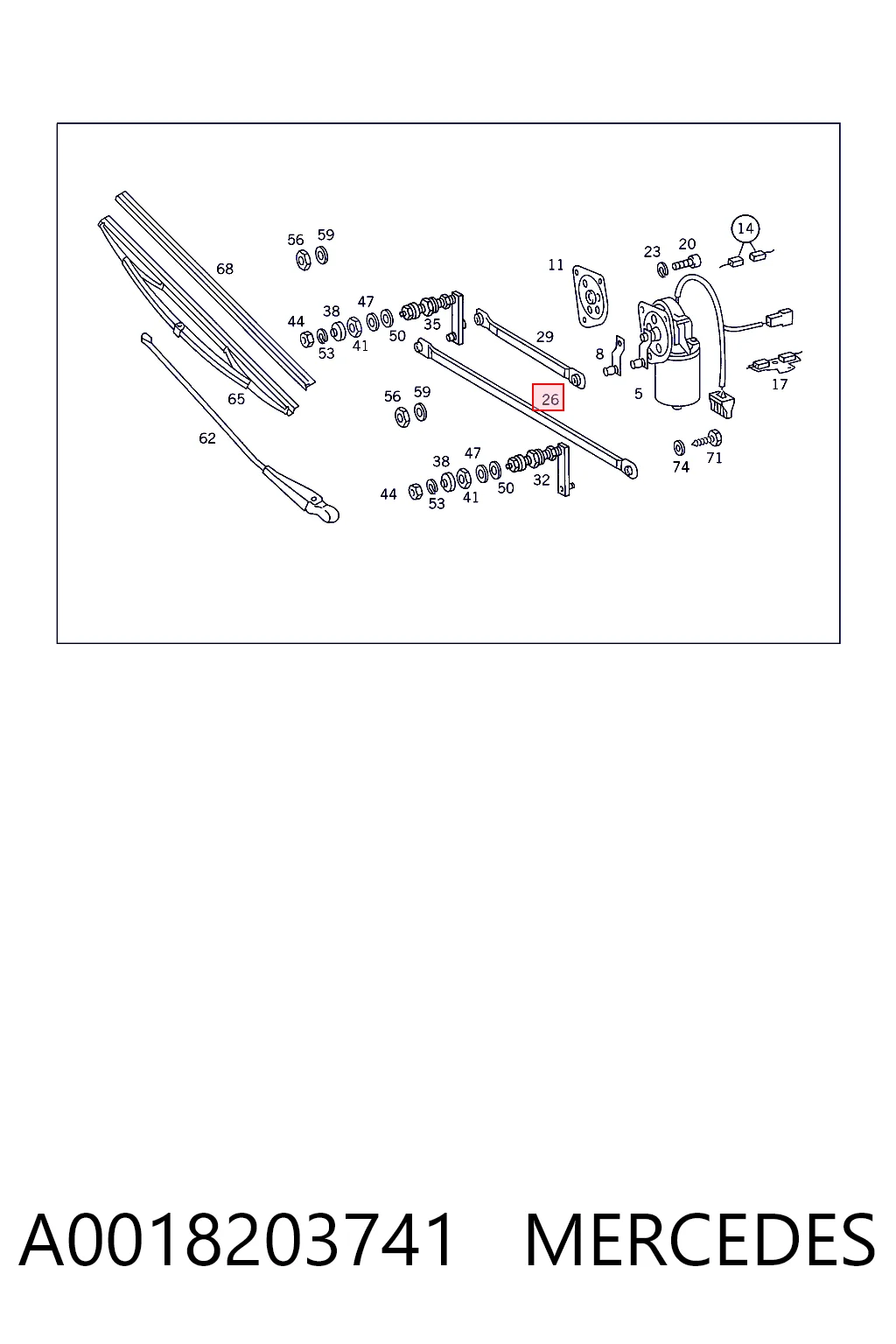 A0018203741 Mercedes