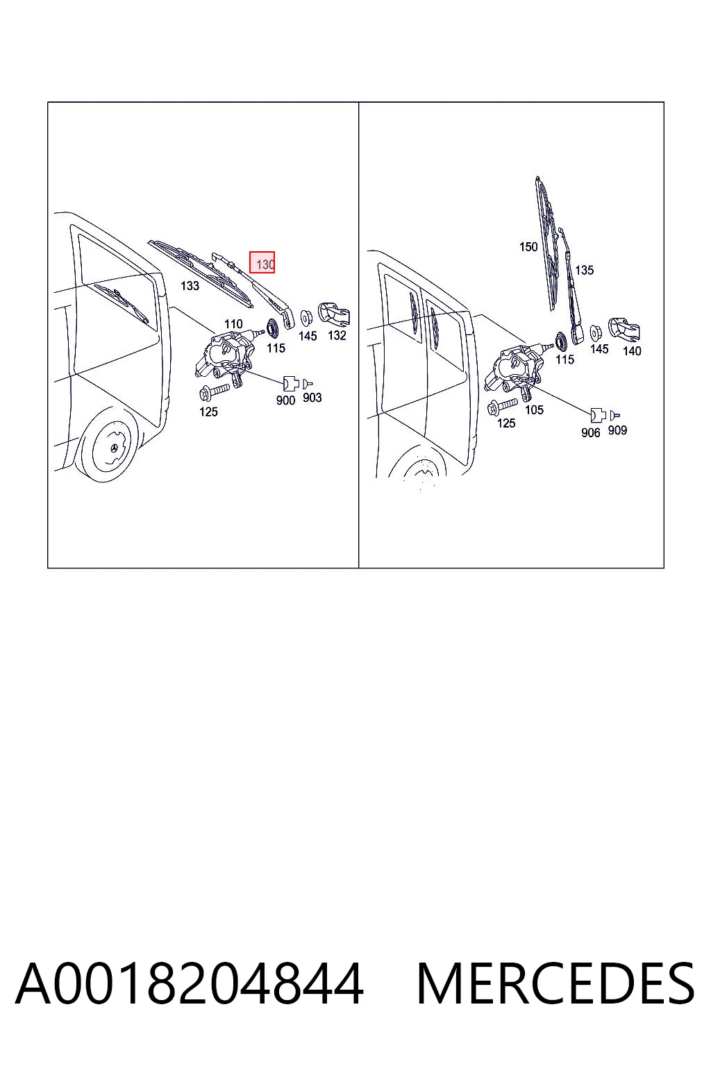 A0018204844 Mercedes