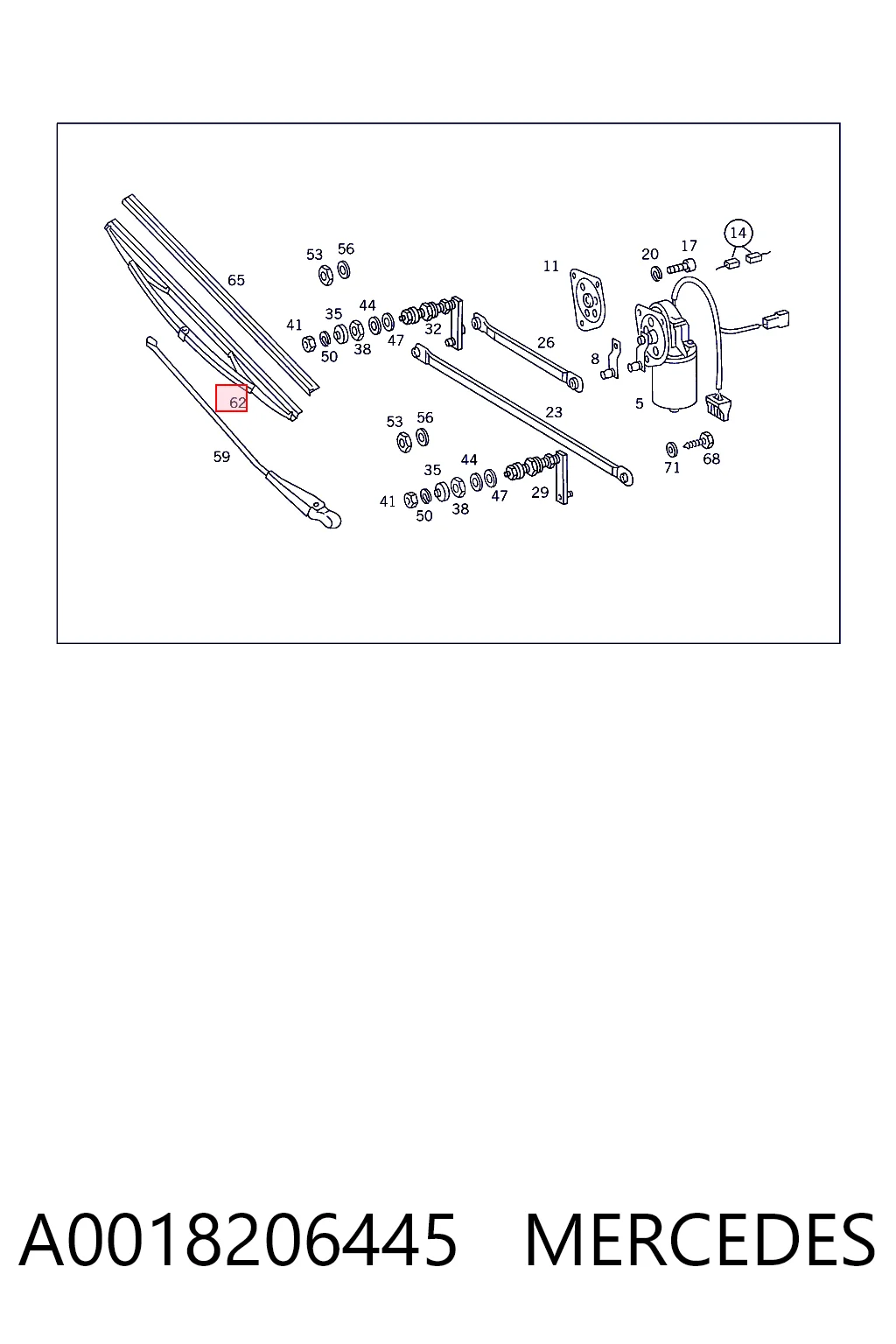 A0018206445 Mercedes