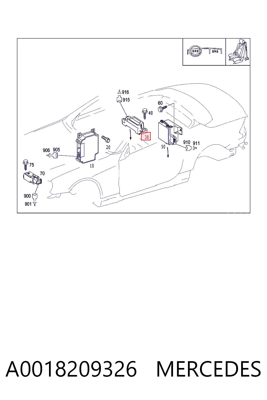 A0018209326 Mercedes