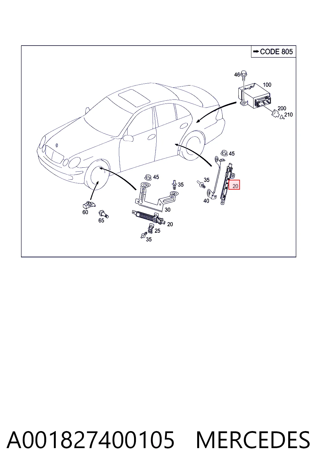 A001827400105 Mercedes