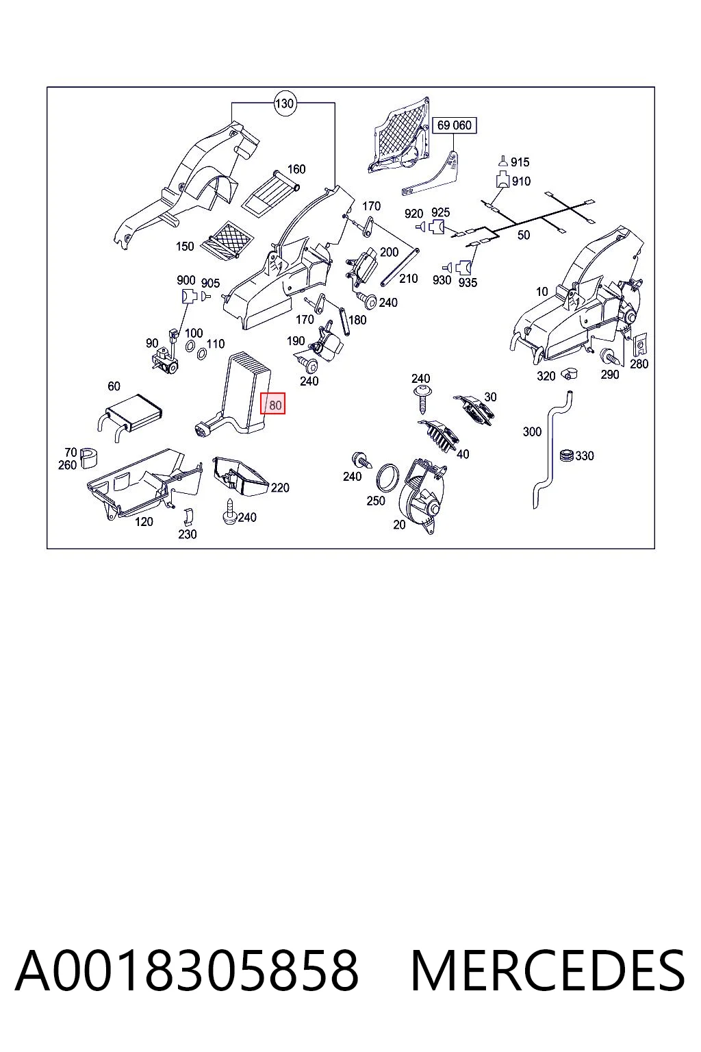 A0018305858 Mercedes