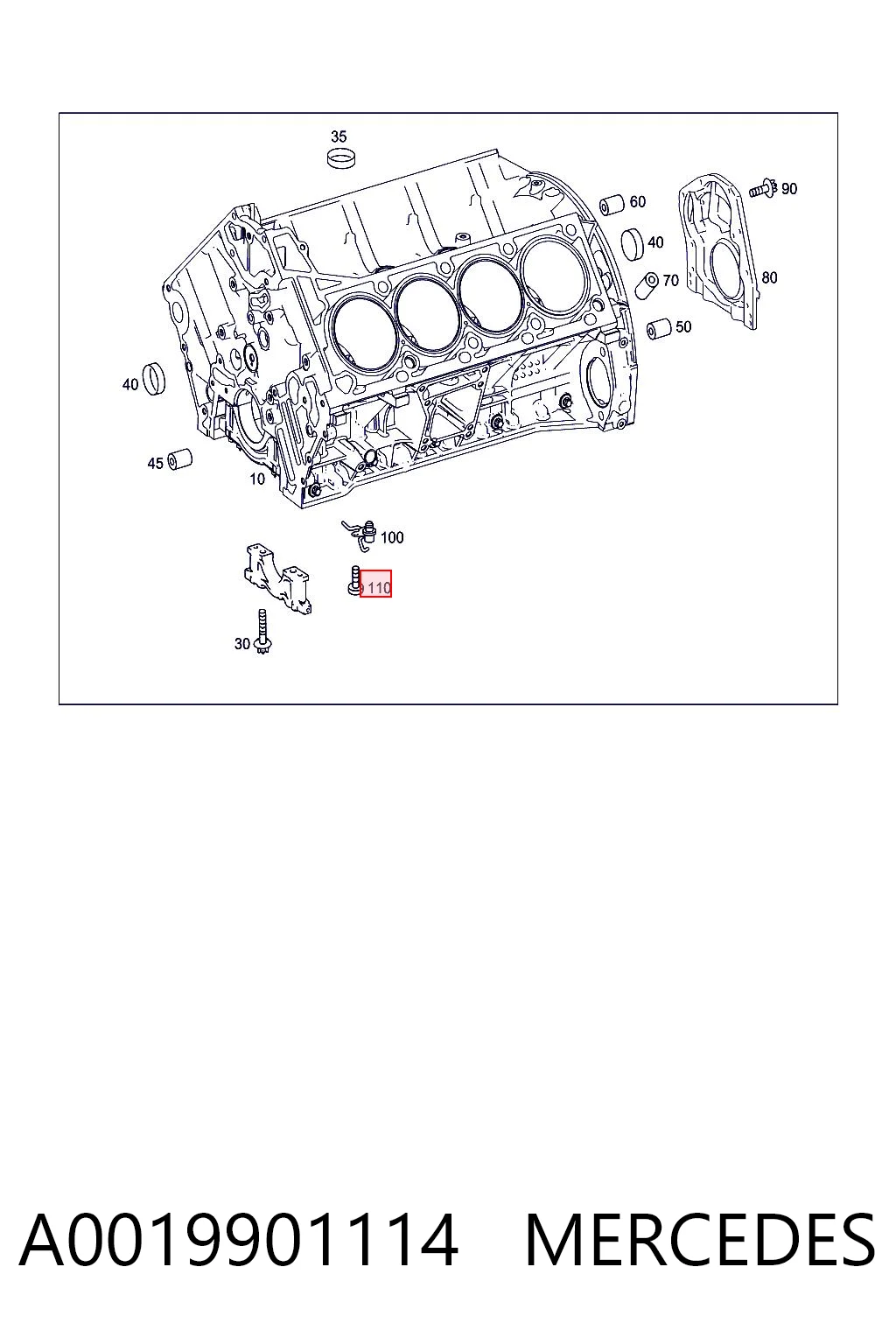 A0019901114 Mercedes