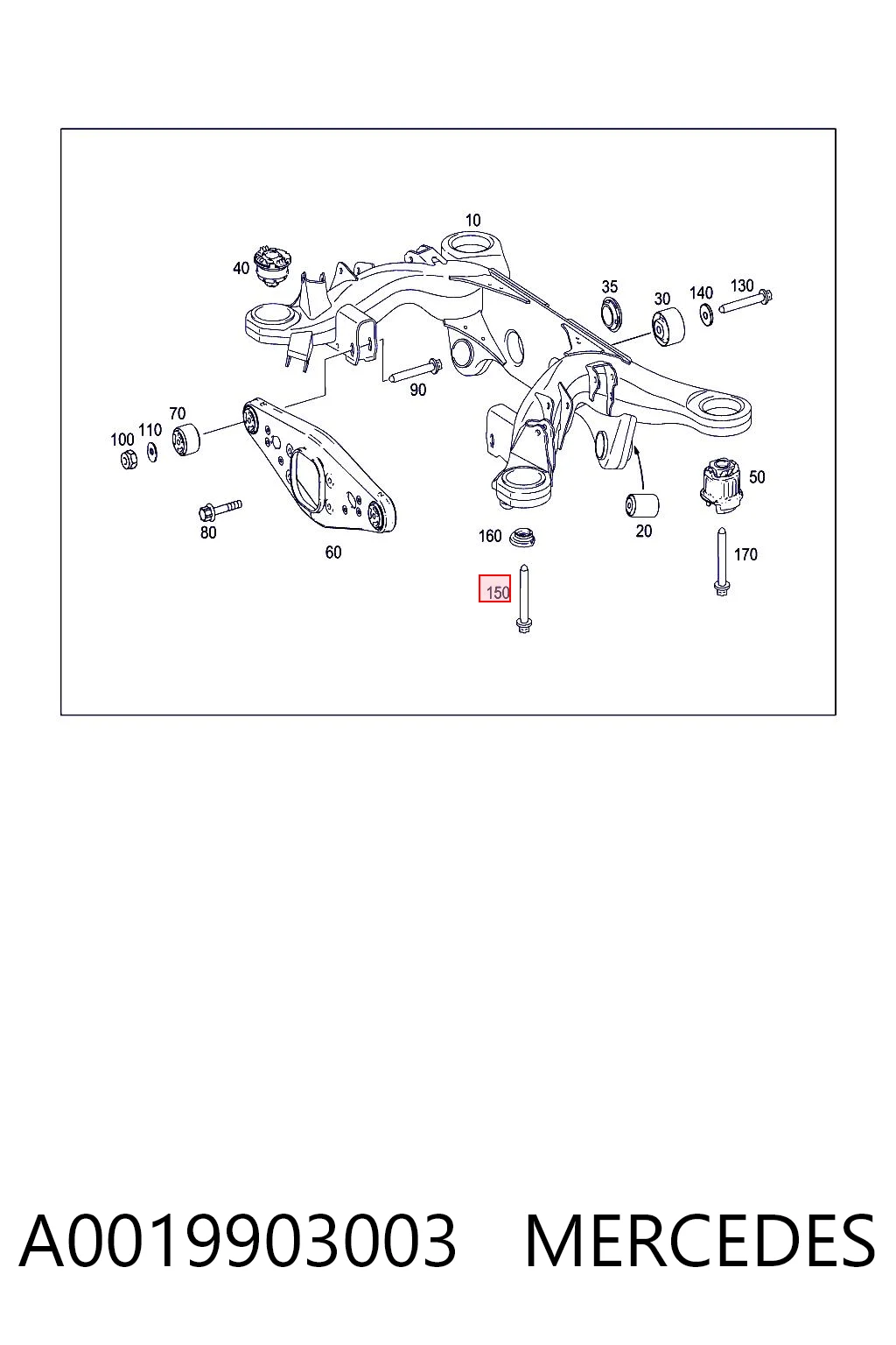 A0019903003 Mercedes