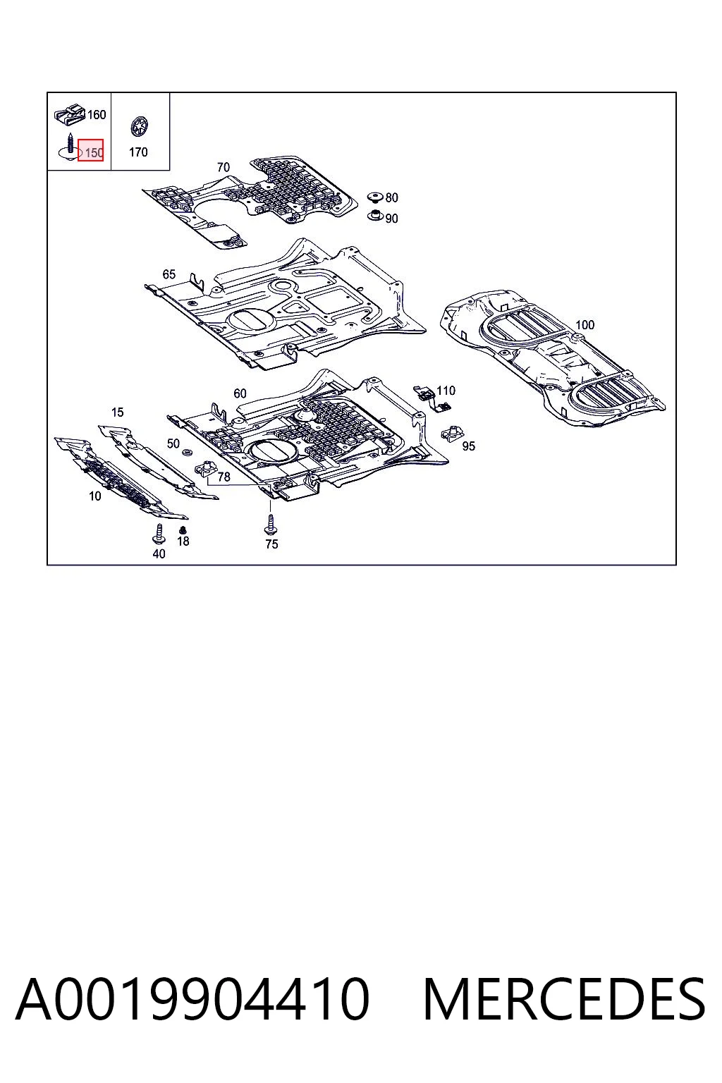 A0019904410 Mercedes