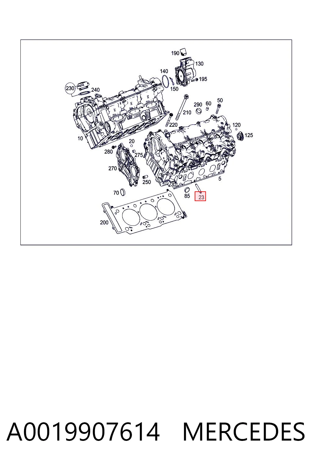 A0019907614 Mercedes
