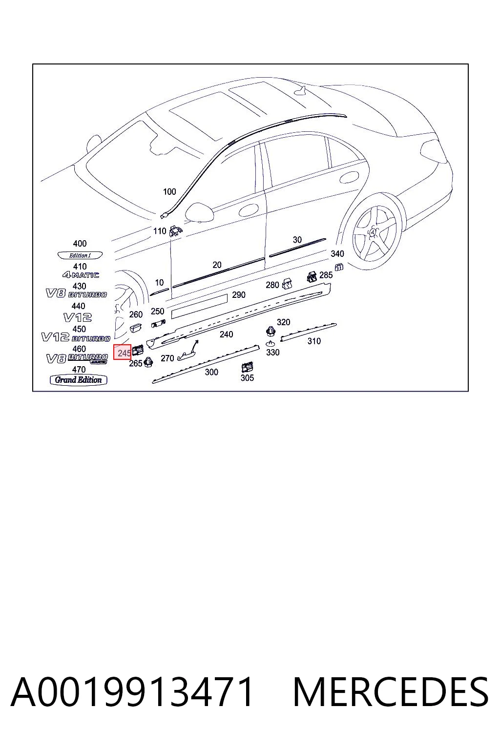 A0019913471 Mercedes