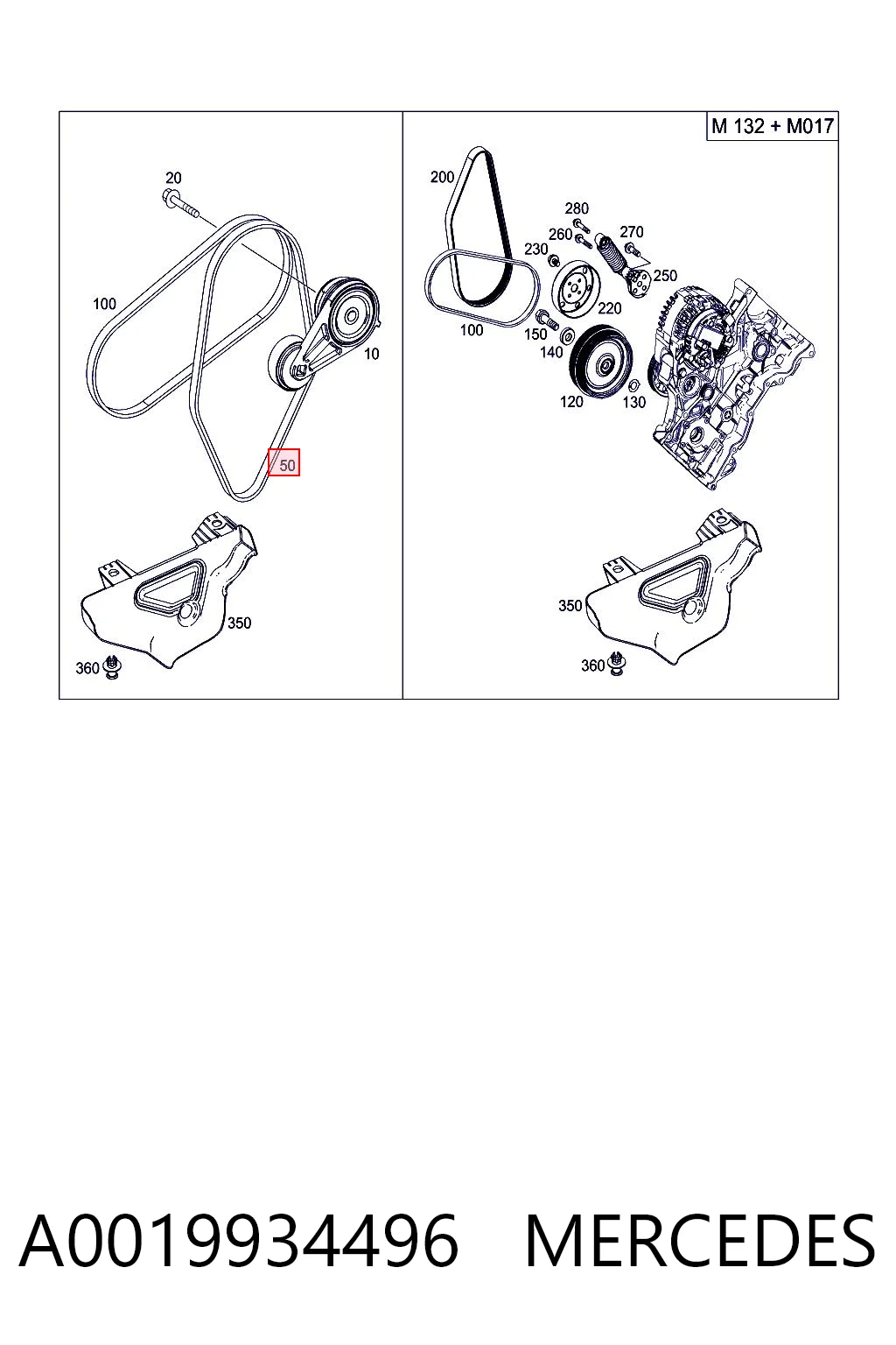 A0019934496 Mercedes